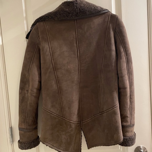 Wrap London women's 100% lamb skin jacket with 100% shearling interior. - Picture 8 of 15
